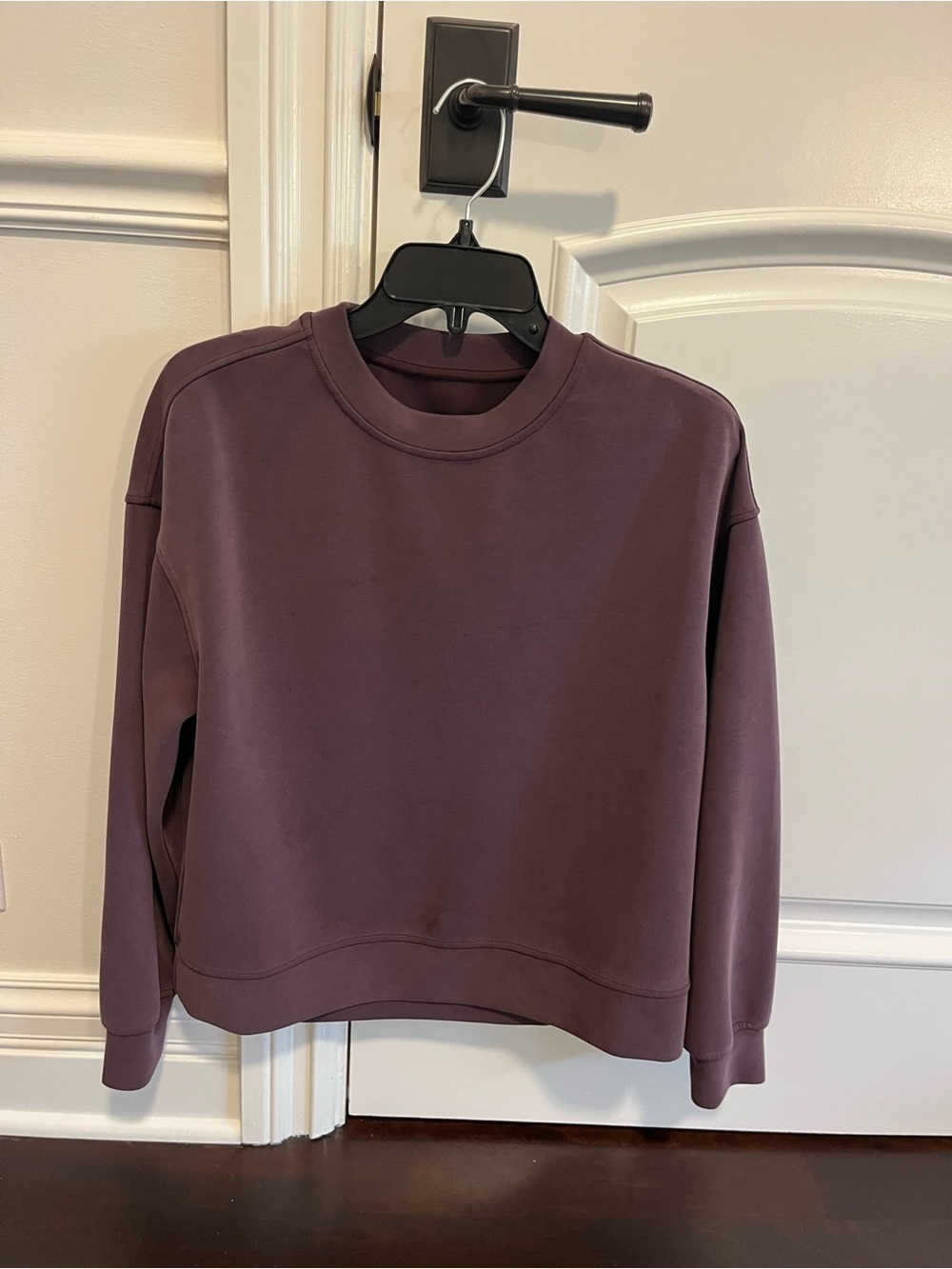 Women's Lululemon Softstreme Crewneck Sweatshirt - Deep Plum